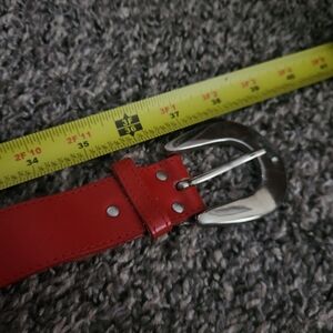 Vintage Robbie Nelson Genuine Leather Made in U.S.A. Red ML